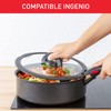 Tefal Ingenio Glass Lid 18 cm, Space-Saving Storage, Folding Handle,