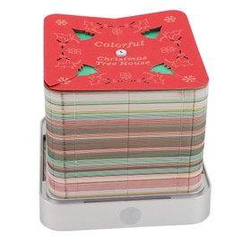 Calendario 3D con Luces, Casa del árbol de Navidad Calendario de Bloc de Notas 3D Calendario de Piezas de Tiempo 2025, Bloc de Notas de Arte Calendario de Escritorio Decoración