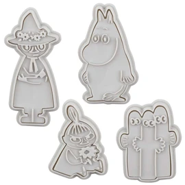Skater Stamp Cookie Cutter Bread Mold Moomin 4-Piece Set CSM1-A