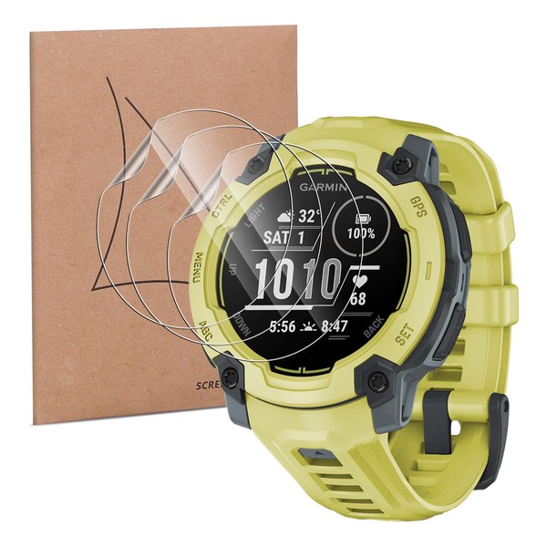KZIOACSH Screen Protector for Garmin Instinct E 45mm, 3 Pack