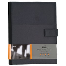 Cambridge Snap Padfolio with Notepad, Legal Pad, 8-1/2" x 11", 40 Sheets, Assorted Colors - Color May Vary (33516)