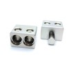 AVANKI Terminal Connector Brass with Nickel Plated Dual 0 to