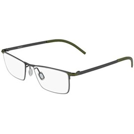 Flexon NEW FLEXON B2002 033 Gunmetal Flexible Titanium Eyeglasses 53mm with Flexon Case