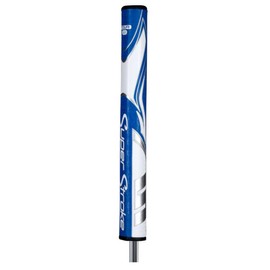 Super Stroke Zenergy Tour 2.0 Putter Grip with 1 Tape Strip (Choose Color) (Blue / White)