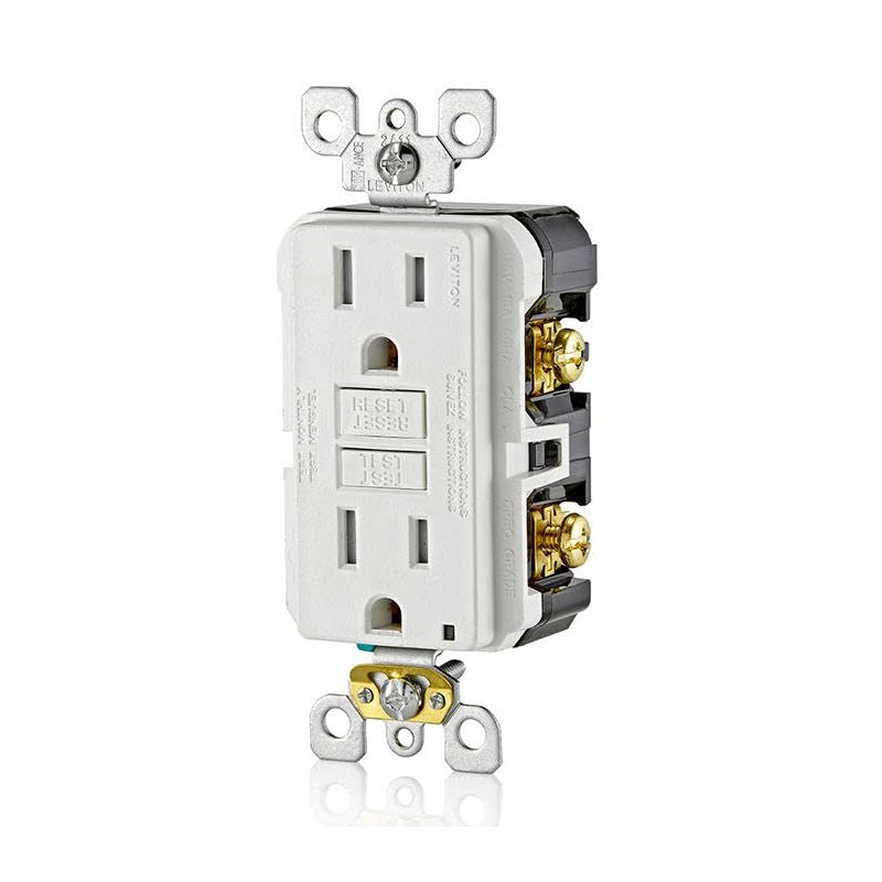 Leviton GFCI Outlet, 20 Amp, Self Test, Tamper-Resistant with LED