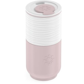 LIFEFACTORY 12oz Ceramic Tumbler, Desert Rose