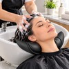 Silicone Shampoo Bowl Neck Rest for Hair Washing – Soft