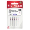 SINGER - Agujas para máquina de coser resistentes, tamaño 100/16-5