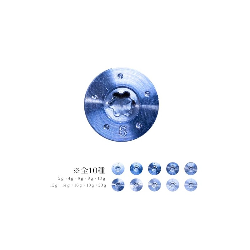 STM Replacement Weights for G-Jack Series 6g