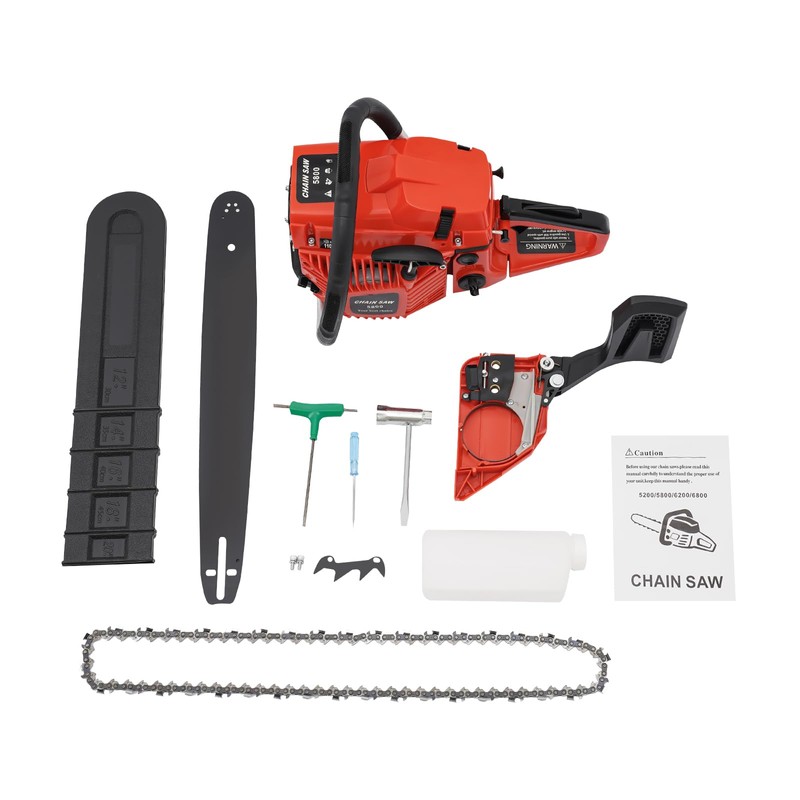 JAYGOVAN 20'' Gas Chainsaw 58CC Gasoline Powered Chainsaws 3.6HP Power