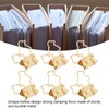 100Pcs Binder Clips Hollow Penguin Shape Sturdy Metal Small Binder