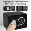 Fraiixar Safe Box 0.43 Cubic Feet Steel Security with Digital