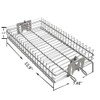 onlyfire 6042 BBQ Stainless Steel Flat Spit Rotisserie Grill Basket