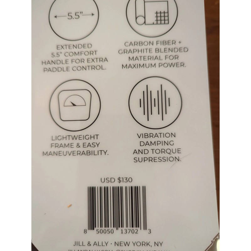 Jill & Ally Animal Print Pickleball Paddle 2-Pc Set