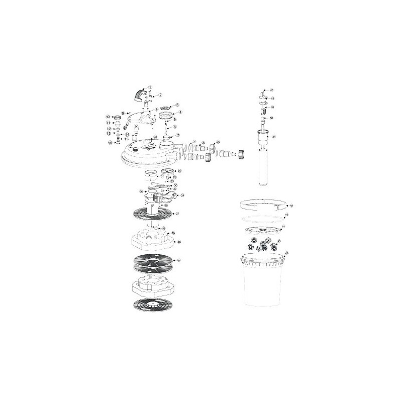 Spare Part SunSun CPF-180 CPF-250 CUV-111 CUV-209 Transport Lock UVC