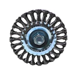Twisted Wire Brush Disc for Angle Grinder 125 mm Versatile Cleaning Brush