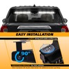 ELECHOI White 2 in 1 Emergency Dash Strobe Light Bar,