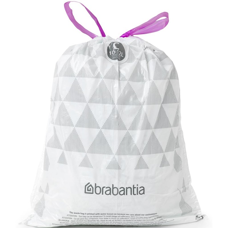 Brabantia Size C 'PerfectFit' Bin Liners 10-12 Litre 40 Bags