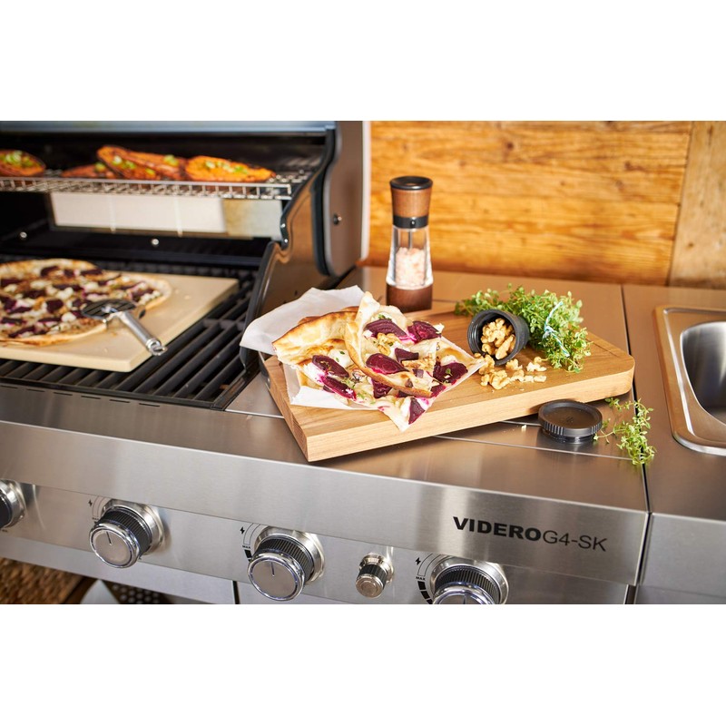 Rösle 12718 Stainless Steel Round-Handle Pizza Cutter Wheel with Thumb