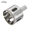 HARFINGTON 2pcs Diamond Drill Bit Hole Saw 1-1/2"(38mm) Tile Core