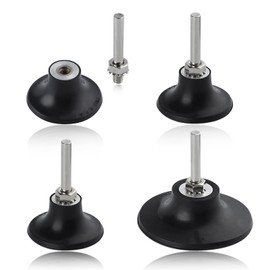SPEEDWOX Roll Lock Disc Pad Holder Roll Lock Disc Pad Quick Change Adapter Disc 2 Inch Sanding Discs 3 Inch Grinder 3 Inch Sanding Disc with 1/4" Shank for Polishing Sanding Surface Preparation