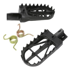 ZETA Racing CC110 (JA10/JA45/JA60) Wide Foot Pegs '13-22 Spring Included Mid (Genuine Equivalent) Width Around 2.0 inches (50 mm) Stable Riding, Standing, Mud Drainage, Chromoly Steel, High Strength,