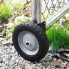 TIBEGOLD 8 Inch Heavy Duty Rubber Caster Wheel, Gate Helper
