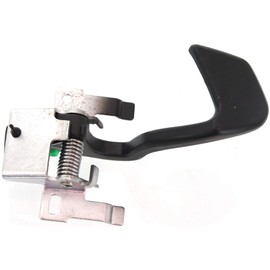 Evan Fischer Interior Door Handle compatible with S10 94-04 / BLAZER 95-05 Front LH Inside Painted Dark Gray Housing Black-Lever