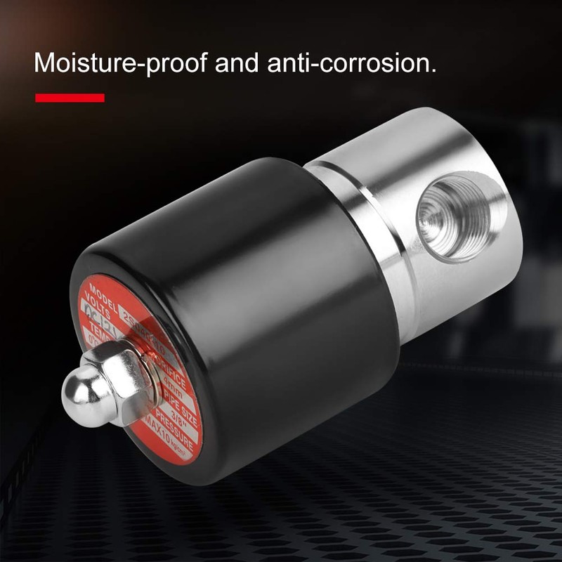 3/8" DC 12V Stainless Steel 304 Normally Closed Electric Solenoid