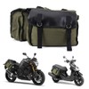 Large Capacity Motorcycle Tail Package Waterproof Motorbike Saddle Bag Double