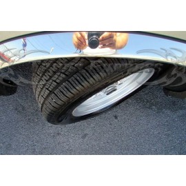 Trims Express for:2006-2009 Toyota 4Runner Stainless Fender Wheel Trim Flare Well 2" 6Pc