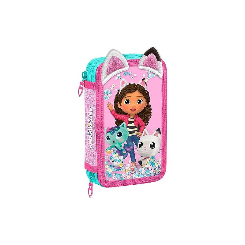 Gabbys Dollhouse KL87697 Pencil Case, Multi-Colour