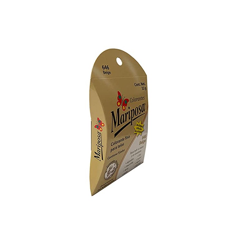 Colorante Mariposa Cristales 32 grs 646 Beige