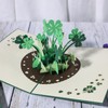 Pop-Up Card Lucky Clover, Good Luck 3D Greeting Cards, Get