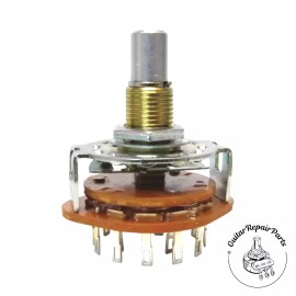 Alpha 4 Position, 3 Pole, Rotary Selector Switch