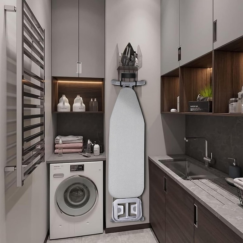 RIUOTA Ironing Board Wall Mount Ironing Board Hanger Wall Mount
