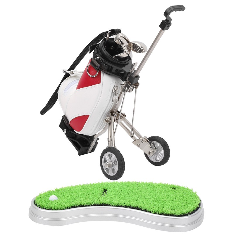 Desktop Golf Pen Set 3 Ballpoint Pens and Mini Bag