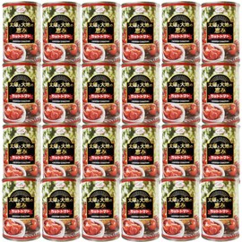 Diced Tomatoes Blessing of the Sun and Earth, Cut Tomatoes, 13.8 oz (390 g) x 24 Cans, Ripe Dice Cuts, Commercial Use, Bulk Purchase