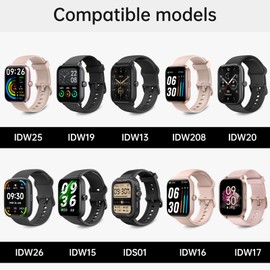 Smart Watch Charger, Smartwatch Replacement USB Magnetic Charging Cables, Compatible with IDW25 VeryFit Watch, Pin Spacing 3mm