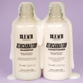 Bleach London Reincarnation Bond Restoring Conditioner Mini (75ml / 2.5oz): Strengthening Daily Care for All Hair Types - Vegan & PETA-Approved, Paraben Free