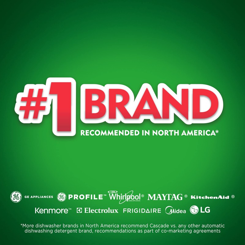 Cascade Complete Powder Dishwasher Detergent, Fresh Scent, 75 oz, White