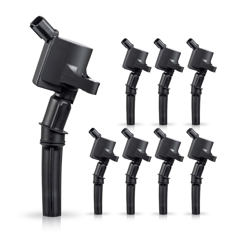 ENA Set of 8 Curved Boot Ignition Coil Pack Compatible
