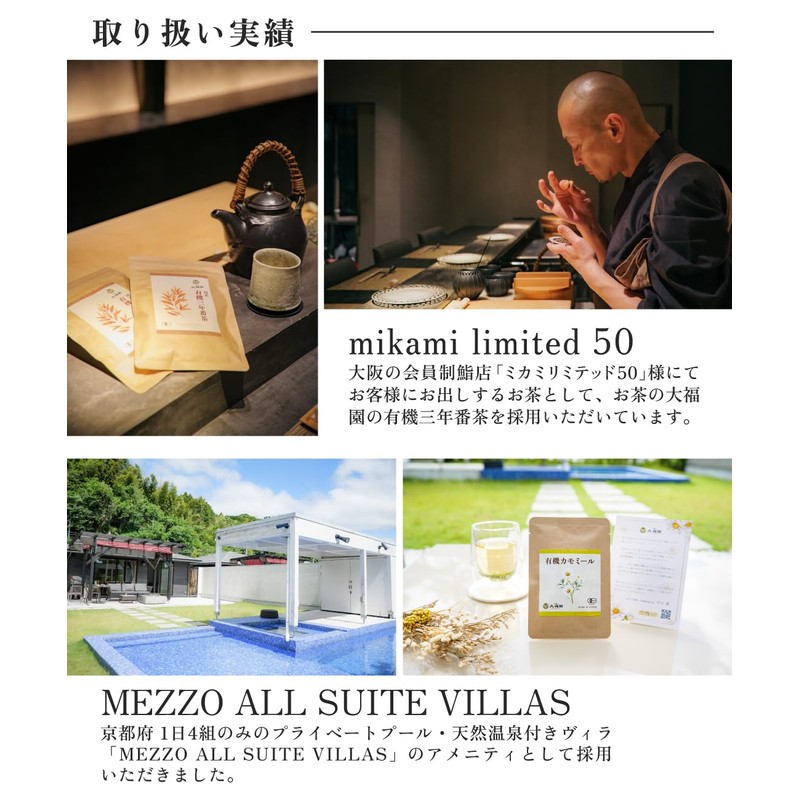 Tea Daifukuen Persimmon Leaf Tea Bag, Made in Japan, Persimmon