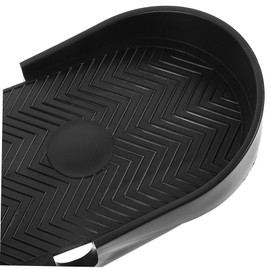 Yardwe 1 Pair Rowing Machine Foot Pedals Flat Plastic Indoor Fitness