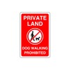 Safety First Display LTD Private land dog walking prohibited -