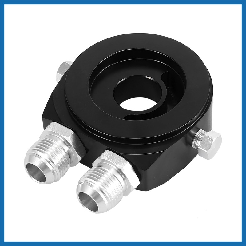 A ABSOPRO Car Oil Filter Cooler Sandwich Plate Adapter Kit