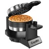 Cnydltt Double Waffle Maker, 1400W Rotating Belgian Waffle Iron with