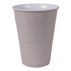 Serroni Miami Two-Tone Melamine Cup, 400 ml, Dusty Grey