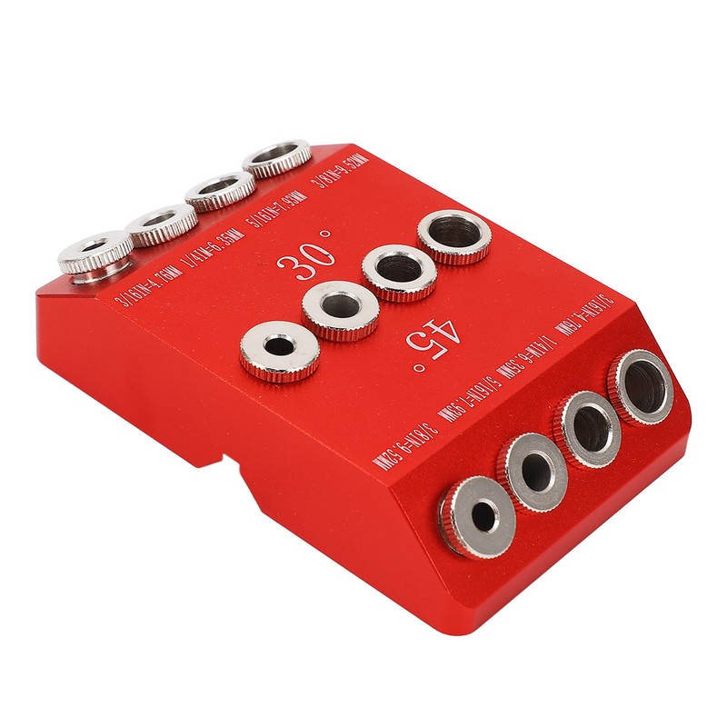Pocket Hole Jig 30° 45° 90° Holes Drill Guide Drilling