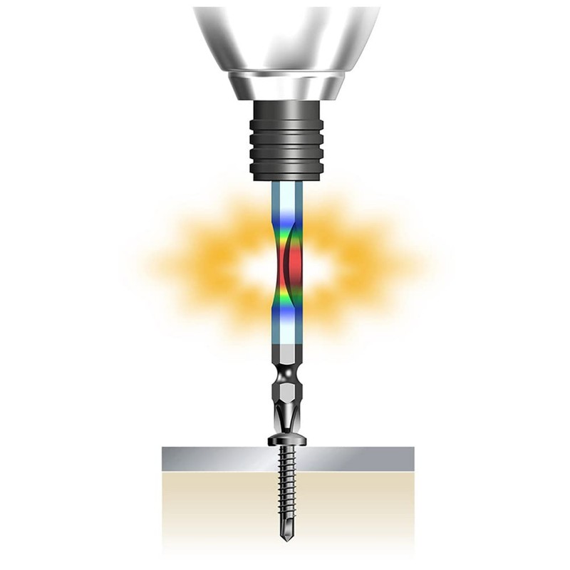 ANEX ACTP-2110 Color Torsion Bit, Double-Ended +2 x 4.3 Inches